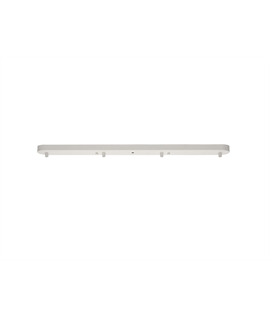 Ashmore 80cm Ceiling Canopy for Up to Four Pendant Lights | Linear Light Bar | Powder-Coated White