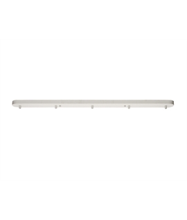 Ashmore 100cm Ceiling Canopy for Up to Five Pendant Lights | Linear Light Bar | Powder-Coated White