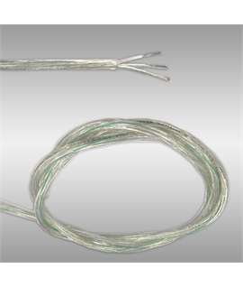 Ashmore 1m Clear 3 Core 0.75mm Cable VDE Approved (qty ordered will be supplied as one continuous length)