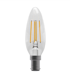 B15d 4w LED Candle Lamp - 2700k