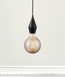 Designer E27 2w LED Filament Lamp - Bamboo