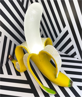 Yellow Daisy Banana LED Table Lamp - USB Rechargeable