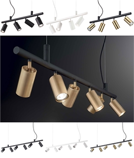 Bar Suspension Pendant with Adjustable Lampheads