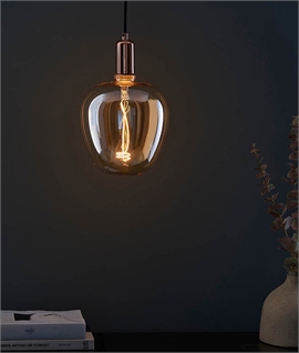 E27 4 Watt LED Bulbous Lamp - Bare Bulb Flex