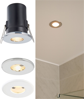 Mains IP65 Fire Rated Recessed Downlight - 3 Finishes