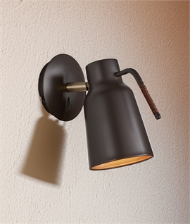 Old School Switched Wall Reading Light - Ideal For Bedside