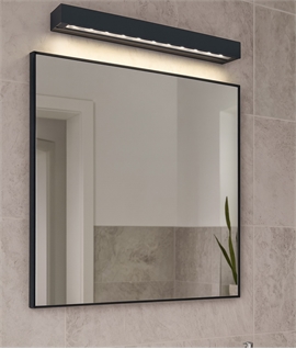 LED 380mm Wide Wall Light for Bathroom or Exterior Use - IP65 Rated