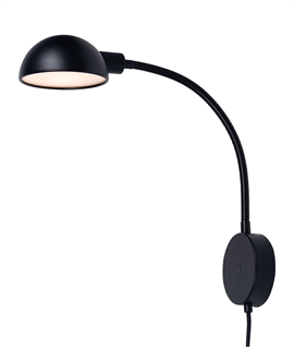 Flexible Arm Reading Wall Light - Great for Study, Library or Bedside Light