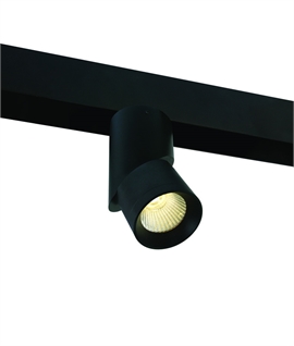 Angled Design Black LED Track Spot Light for Magnetic Track