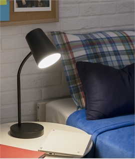Adjustable & 3-Step Dimmable Table Lamp - Touch Switch on Base