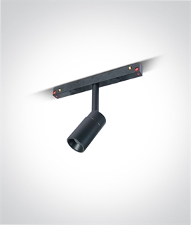 Black Adjustable Single Track Spot for Magnetic Track