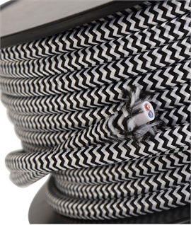 25m Roll Wave Striped & Braided 2 Core 0.75mm - 4 Colour Options 25m Roll Wave Striped & Braided 2 Core 0.75mm - 4 Colour Options
