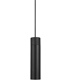 Nordic Single Pendant in Ash Wood & Matt Metal 