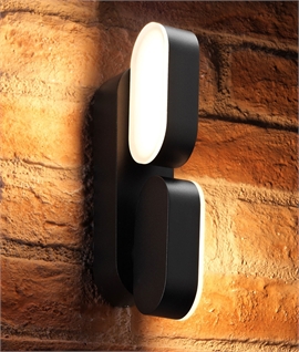 LED Double Adjustable Exterior Wall Light