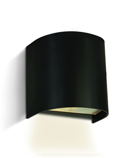 Half-Cylinder Wall Light for GU10 Lamps – Surface Mounted, IP65