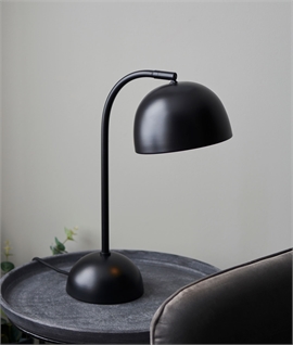 Black Scandi-Style Adjustable Shade Table Lamp