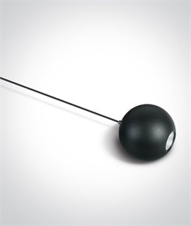 Black Ball 7w LED Pendant Light for Magnetic Track