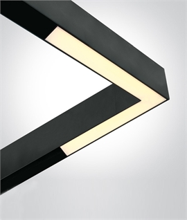 Black LED Corner Light for Mini & Midi Magnetic Track