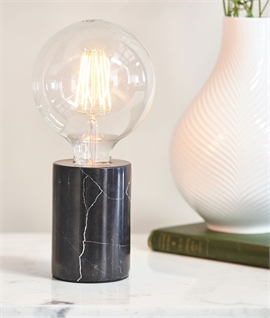 Small Scandi Style Table Lamp for Decorative Bulb