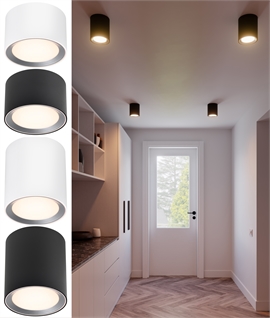 Black or White Surface Mounted Smart Downlight - 2 Sizes