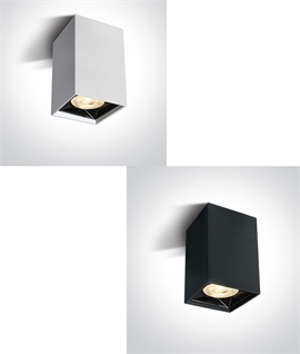 6W COB LED Surface Mounted Spot - Dark Chrome Reflector