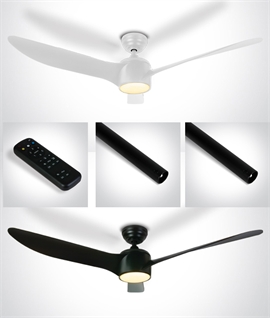Triple Blade Ceiling Fan with 22w CCT LED Light 