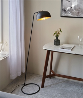 Modern Scandi Style Adjustable Shade Floor Lamp