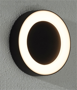 LED Black Round Ceiling or Wall Light
