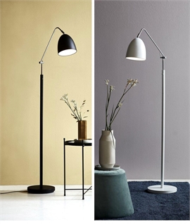 Adjustable Shaded Floor Lamp with Switch
