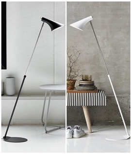 Scandi Design Sloping Adjustable Lamp Floor Light