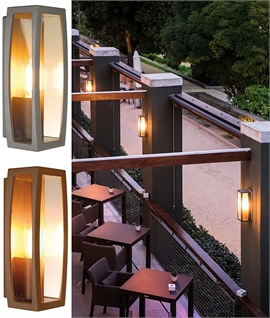 Exterior Box Light Flush Mounted- Anthracite or Rust Finish