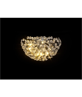 Boyd Ceiling 50cm 11 Light G9 Polished Chrome - Crystal