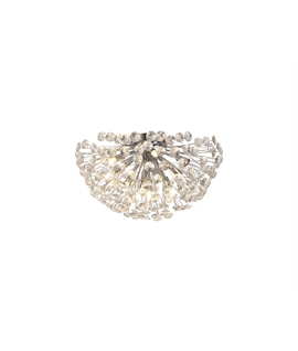 Boyd Ceiling 50cm 11 Light G9 Polished Chrome - Crystal