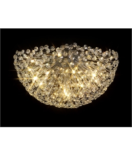 Boyd Ceiling 80cm 21 Light G9 Polished Chrome - Crystal