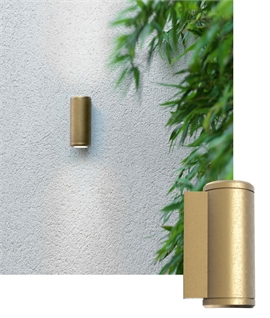 Coastal Safe Brass Up and Down Wall Light