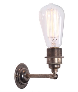 Minimalist Vintage Wall Light - Bare Bulb