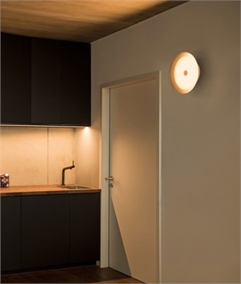 Modern Drum Wall Light - At Last Something Different
