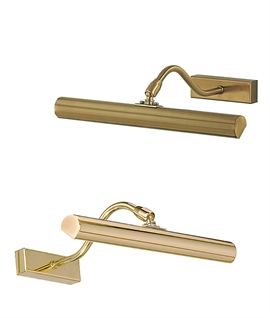 Elegant Swan-Neck Picture Light for Medium Size Artwork and Portraits