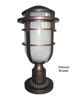Nautical Style Exterior Pedestal Lantern 