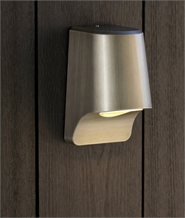 Modern Mast LED Wall Light - Use Inside or Out
