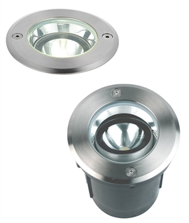 Drive Over Recessed LED Ground Light - Adjustable Angle