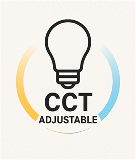White Adjustable LED Wall Light - 12w CCT Variable IP44 Rated