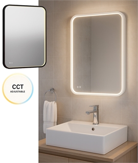 LED CCT Illuminated Bathroom Mirror - 600mm x 800mm