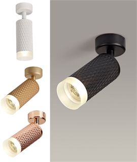 Adjustable Ceiling Spotlight with Diffuser - Diamond Pattern