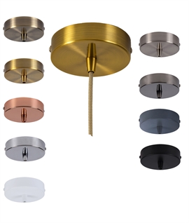 Single Ceiling Rose for Flex in 9 Finishes