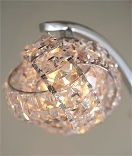 Modern Sculptural Twin Light Floor Lamp