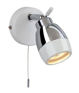 Chrome Single Adjustable Spot Light