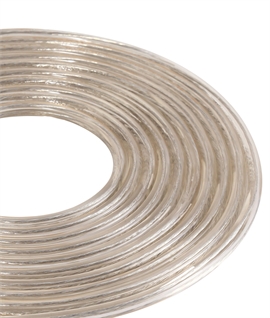 1m Clear 2-Core 0.75mm Electrical Cable 