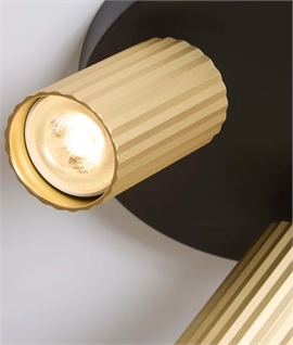 Round Triple Adjustable Spotlight for Ceilings