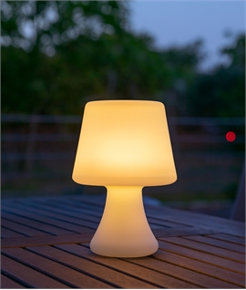 Outdoor Colour Changing Portable & Rechargeable Table Lamp